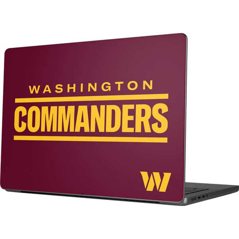 NFL Washington Commanders Performance Series Apple MacBook Pro 14-inch Skin