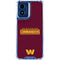 NFL Washington Commanders Performance Series Moto G 5G (2024) Clear Case