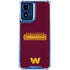 NFL Washington Commanders Performance Series Moto G 5G (2024) Clear Case