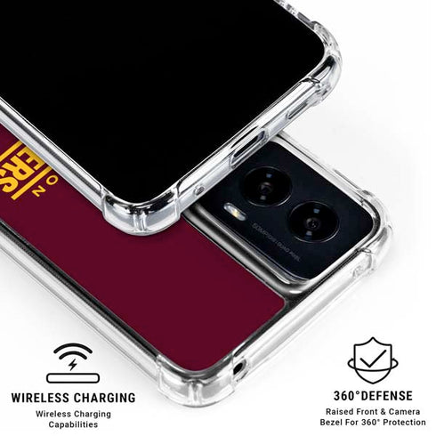 NFL Washington Commanders Performance Series Moto G Power 5G (2024) Clear Case