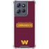 NFL Washington Commanders Performance Series Moto G Power 5G (2025) Clear Case