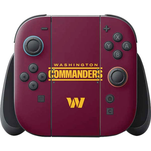 NFL Washington Commanders Performance Series Nintendo Skins