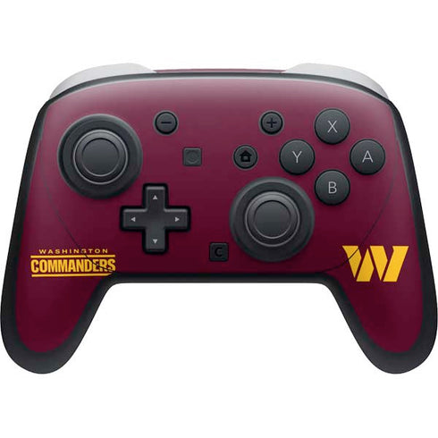 NFL Washington Commanders Performance Series Nintendo Skins