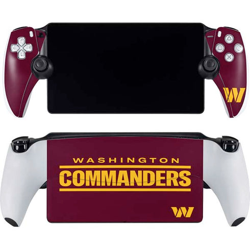 NFL Washington Commanders Performance Series PlayStation PS5 Skins