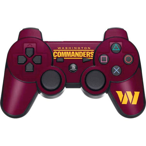 NFL Washington Commanders Performance Series PS3 Dual Shock wireless controller Skin