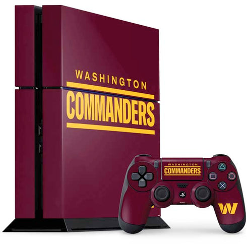 NFL Washington Commanders Performance Series PlayStation PS4 Skins