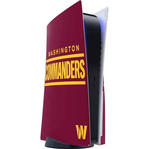 NFL Washington Commanders Performance Series PlayStation PS5 Skins