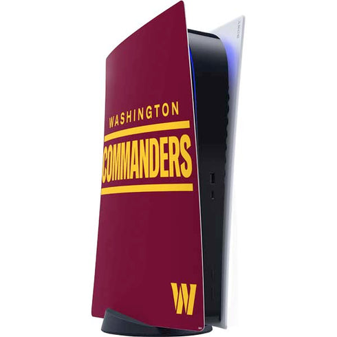 NFL Washington Commanders Performance Series PlayStation PS5 Skins