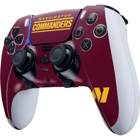NFL Washington Commanders Performance Series PS5 DualSense Edge Pro Controller Skin