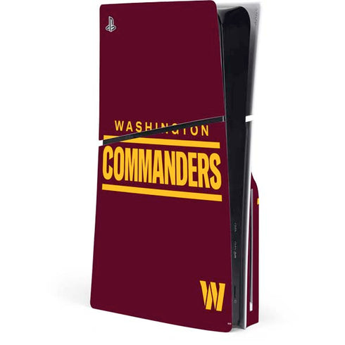 NFL Washington Commanders Performance Series PlayStation PS5 Skins