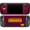 NFL Washington Commanders Performance Series Steam Deck Handheld Gaming Computer Skin
