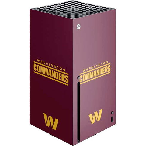 NFL Washington Commanders Performance Series Xbox Series X Skins