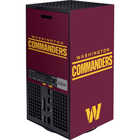 NFL Washington Commanders Performance Series XBox Series X Digital Edition Bundle Skin