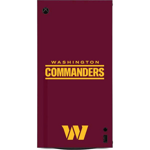 NFL Washington Commanders Performance Series XBox Series X Digital Edition Console Skin