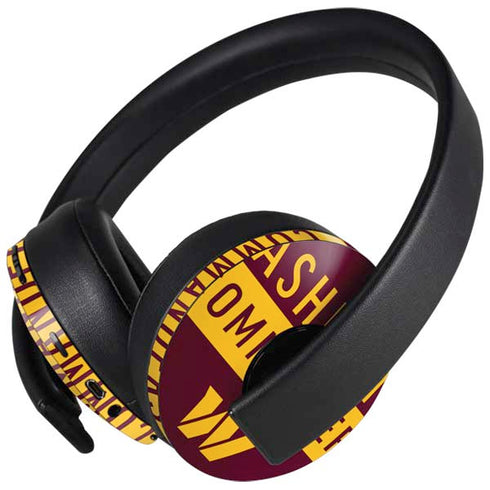 NFL Washington Commanders PlayStation 4 Gold Wireless Headset Skin
