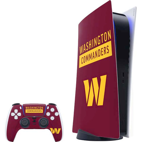 NFL Washington Commanders PlayStation PS5 Skins