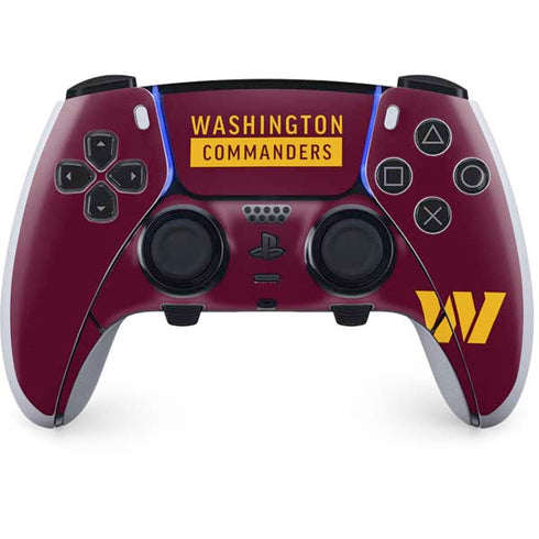 NFL Washington Commanders PS5 DualSense Edge Pro Controller Skin