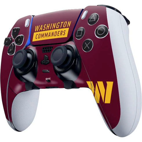 NFL Washington Commanders PS5 DualSense Edge Pro Controller Skin