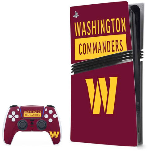 NFL Washington Commanders PlayStation PS5 Skins