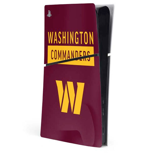 NFL Washington Commanders PS5 Slim Digital Edition Console Skin
