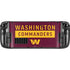 NFL Washington Commanders Steam Deck Handheld Gaming Computer Skin