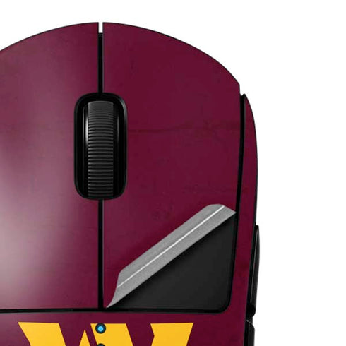 NFL Washington Commanders Distressed G Pro Wireless Gaming Mouse Skin