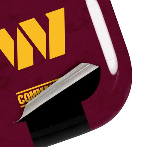 NFL Washington Commanders Distressed Galaxy Buds Pro Skin