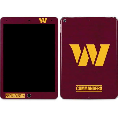 NFL Washington Commanders Distressed iPad Skins