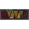 NFL Washington Commanders Distressed K95 RGB PLATINUM Mechanical Gaming Keyboard Skin