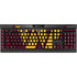 NFL Washington Commanders Distressed K95 RGB PLATINUM Mechanical Gaming Keyboard Skin