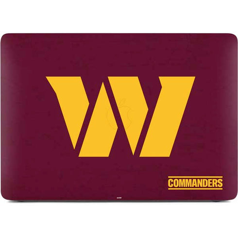 NFL Washington Commanders Distressed Apple MacBook Air Skin