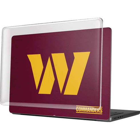 NFL Washington Commanders Distressed MacBook Pro 14in (2021-24) Case plus Skin