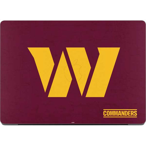 NFL Washington Commanders Distressed Apple MacBook Pro 14-inch Skin