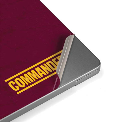 NFL Washington Commanders Distressed Apple MacBook Pro 14-inch Skin