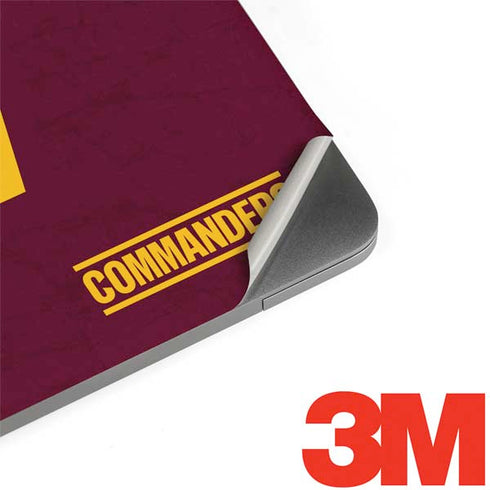 NFL Washington Commanders Distressed MacBook Skins