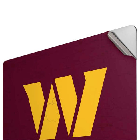 NFL Washington Commanders Distressed Apple MacBook Pro 16-inch Skin