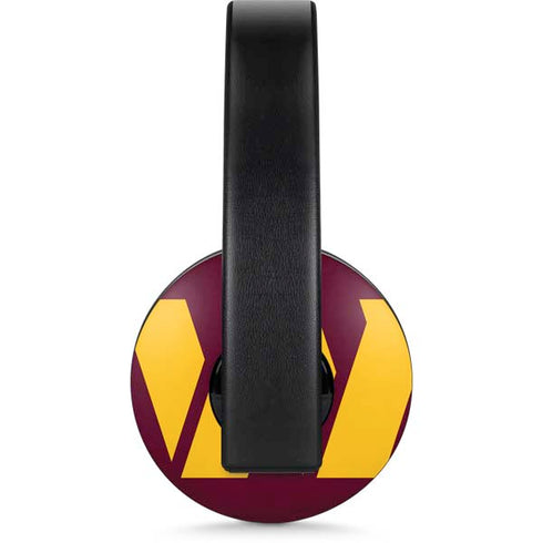 NFL Washington Commanders Distressed PlayStation 4 Gold Wireless Headset Skin