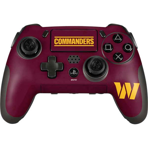 NFL Washington Commanders Distressed PlayStation Scuf Vantage 2 Controller Skin