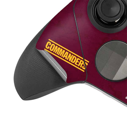 NFL Washington Commanders Distressed Xbox Elite Wireless Controller Series 2 Skin