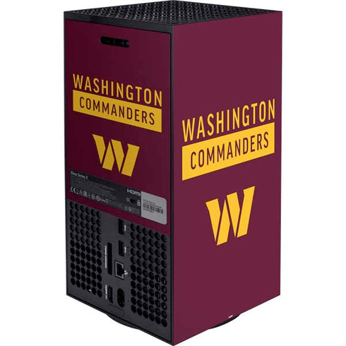 NFL Washington Commanders Xbox Series X Bundle Skin