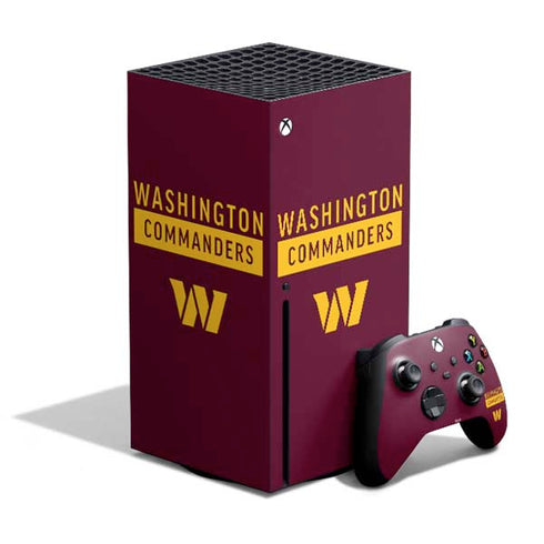 NFL Washington Commanders Xbox Series X Skins
