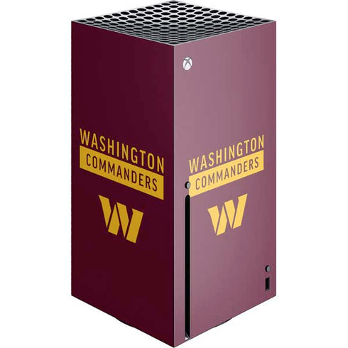 NFL Washington Commanders Xbox Series X Skins