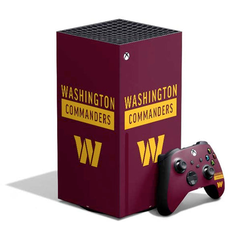 NFL Washington Commanders XBox Series X Digital Edition Bundle Skin