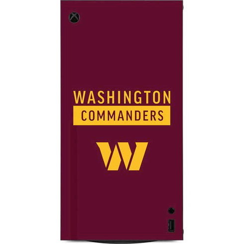 NFL Washington Commanders XBox Series X Digital Edition Console Skin