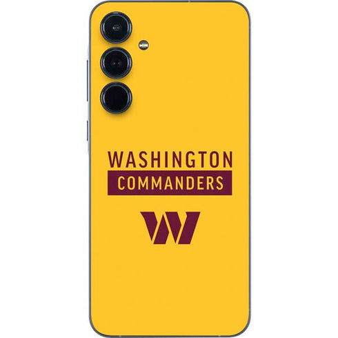 NFL Washington Commanders Yellow Galaxy A35 5G Skin