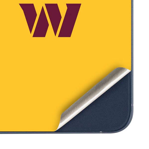 NFL Washington Commanders Yellow Galaxy A35 5G Skin