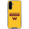 NFL Washington Commanders Yellow Galaxy A36 5G Clear Case