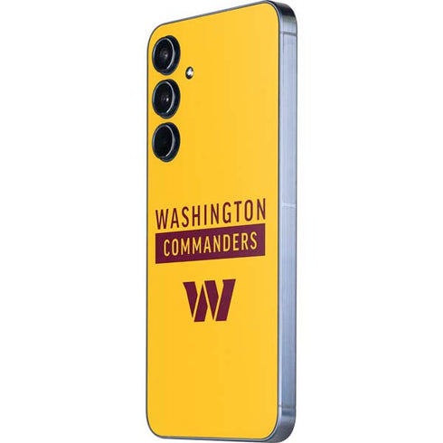 NFL Washington Commanders Yellow Galaxy A55 5G Skin