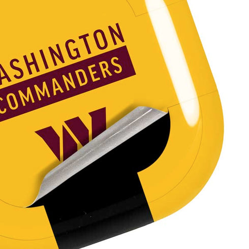 NFL Washington Commanders Yellow Galaxy Buds Live Skin