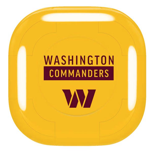 NFL Washington Commanders Yellow Galaxy Buds Pro Skin